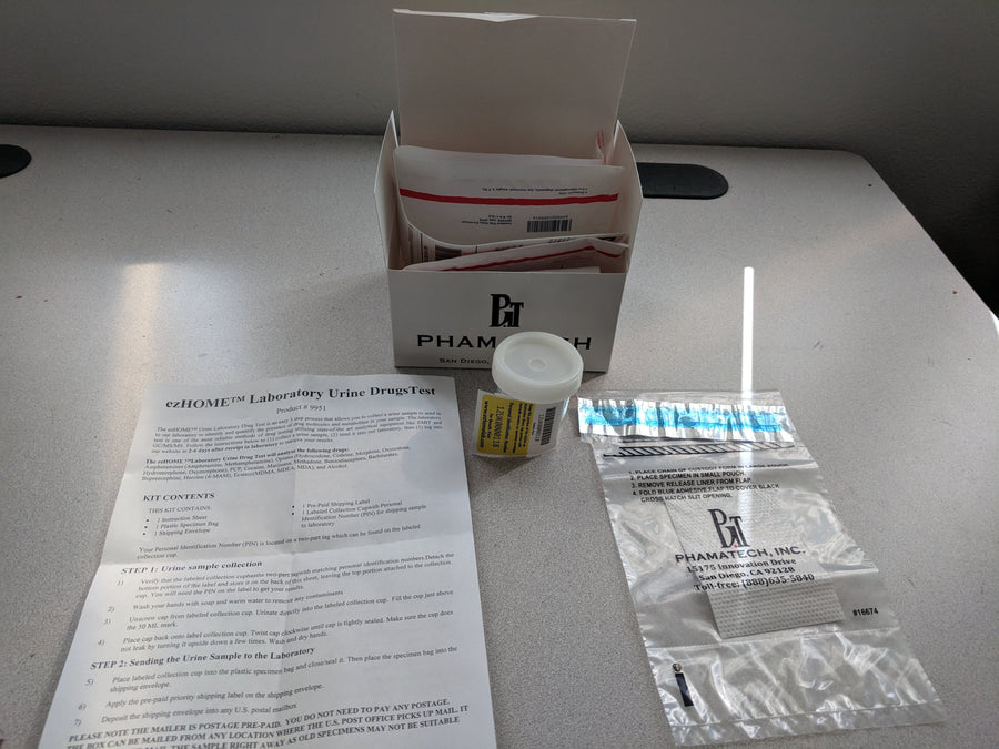 Phamatech THC Zero Tolerance Urine Lab Confirmation Mail-In Drug Test-Countrywide Testing